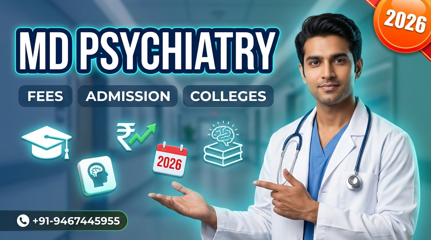 MD Psychiatry: Course Fees, Admission 2026, Syllabus, Top Colleges, Career Scope